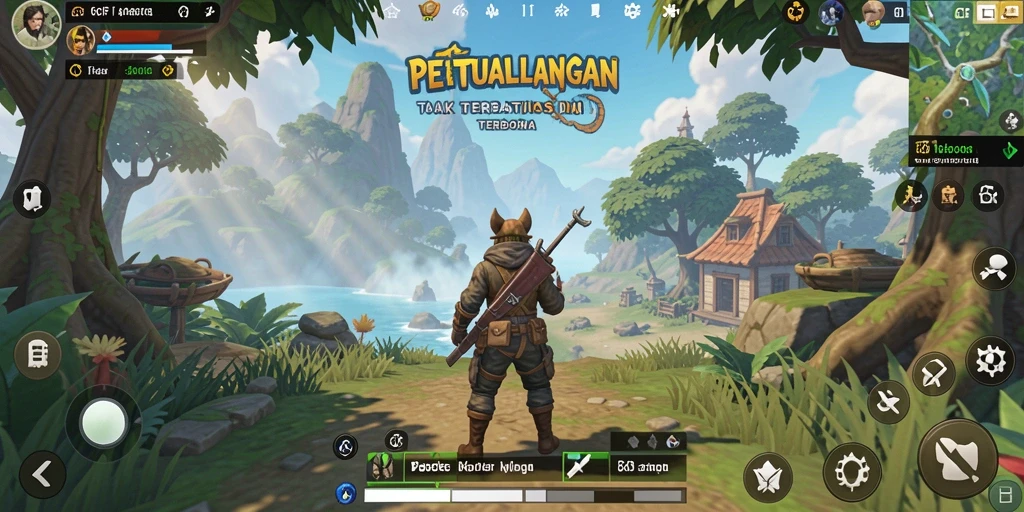 Tampilan menarik dari gameplay Open World 6CF dengan eksplorasi bebas.