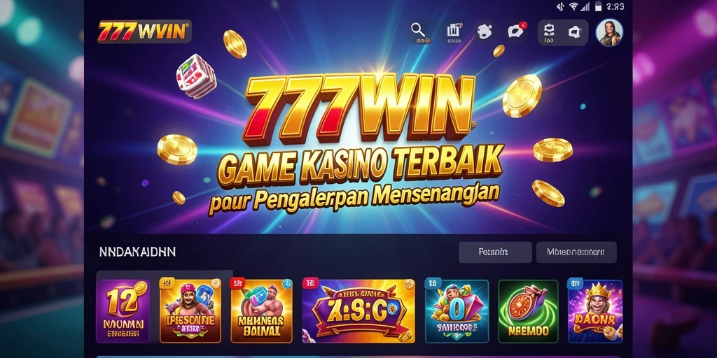 Screenshot gameplay 777WIN menampilkan aksi kasino yang seru.