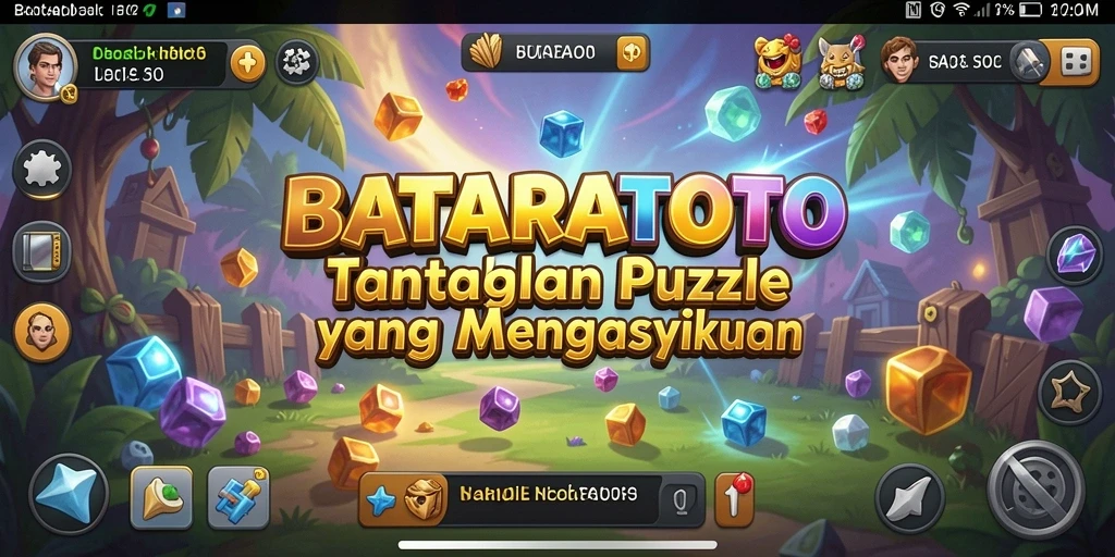 Tampilan gameplay BATARATOTO yang penuh warna dan menarik.