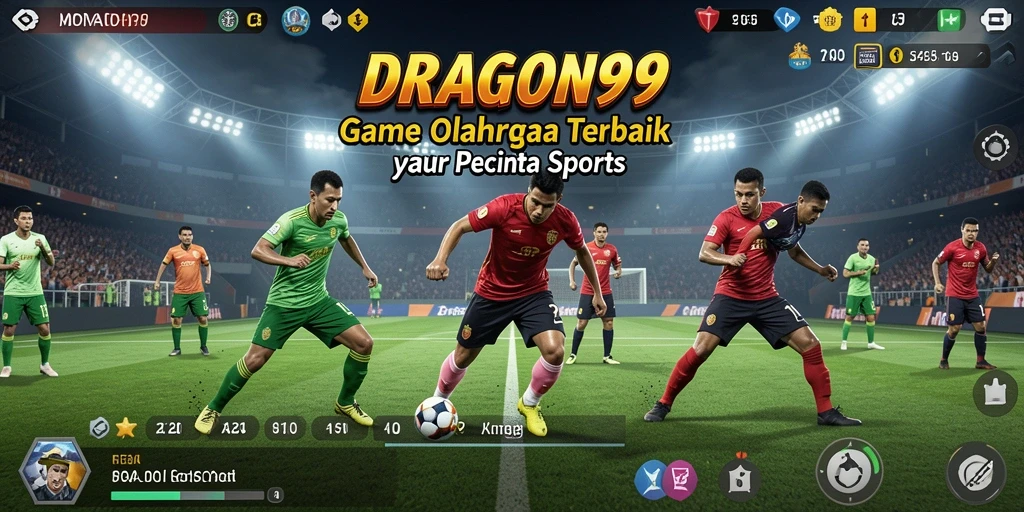 Tampilan gameplay seru di DRAGON99 dengan aksi olahraga menegangkan.