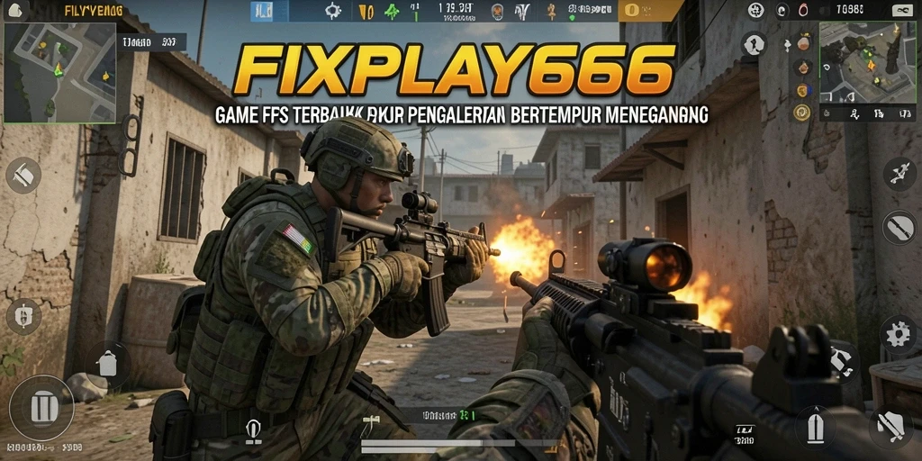 Screenshot gameplay FIXPLAY666 yang menunjukkan aksi pertempuran seru.