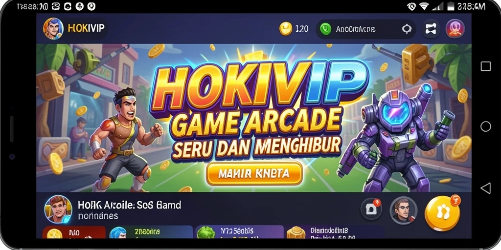 Menampilkan gameplay penuh aksi dari HOKIVIP.