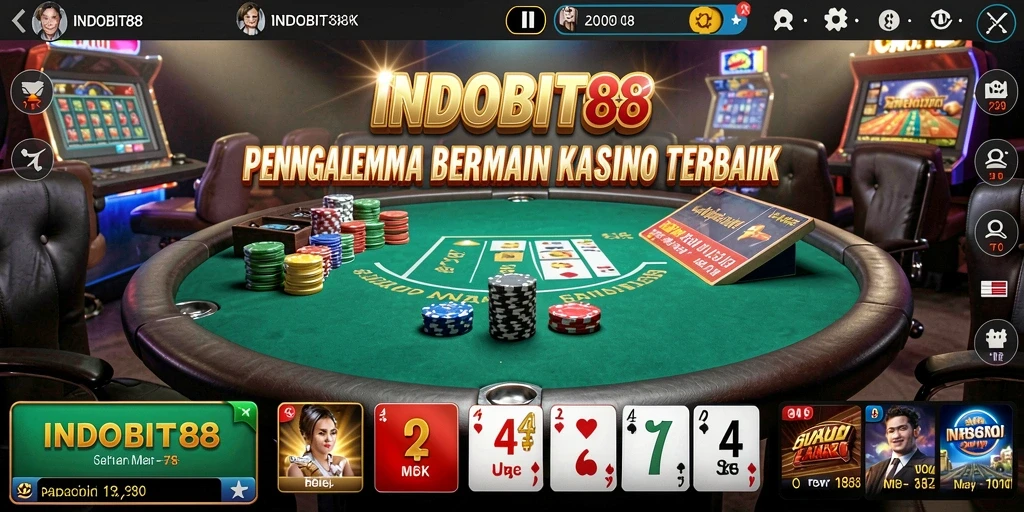 Tampilan menarik gameplay Kasino INDOBIT88.