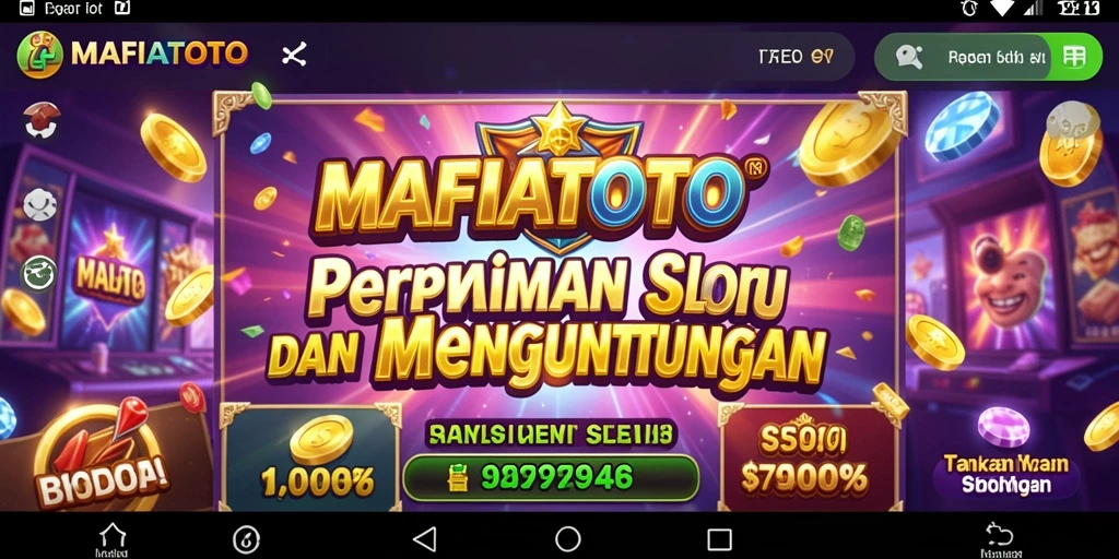 Tampilan screenshot gameplay MAFIATOTO yang menampilkan keseruan permainan Slot.
