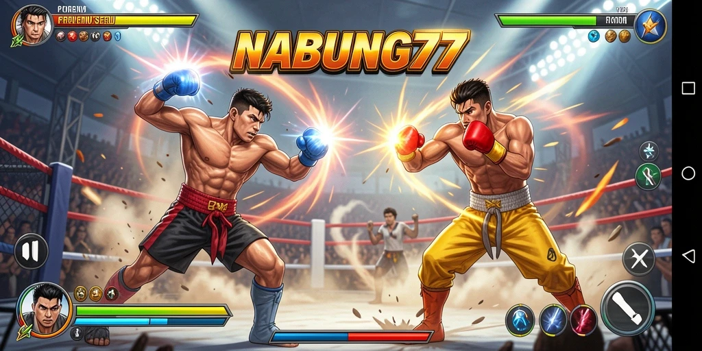 Tampilkan aksi pertarungan seru dalam <strong>NABUNG77</strong> dengan karakter beragam.