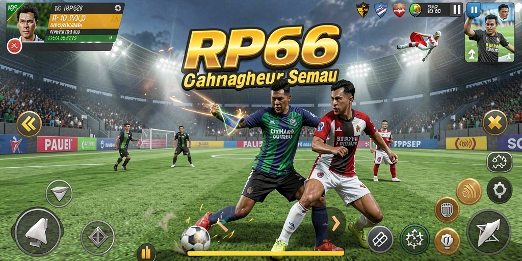 Tampilan gameplay RP66 yang menarik dan penuh aksi olahraga.