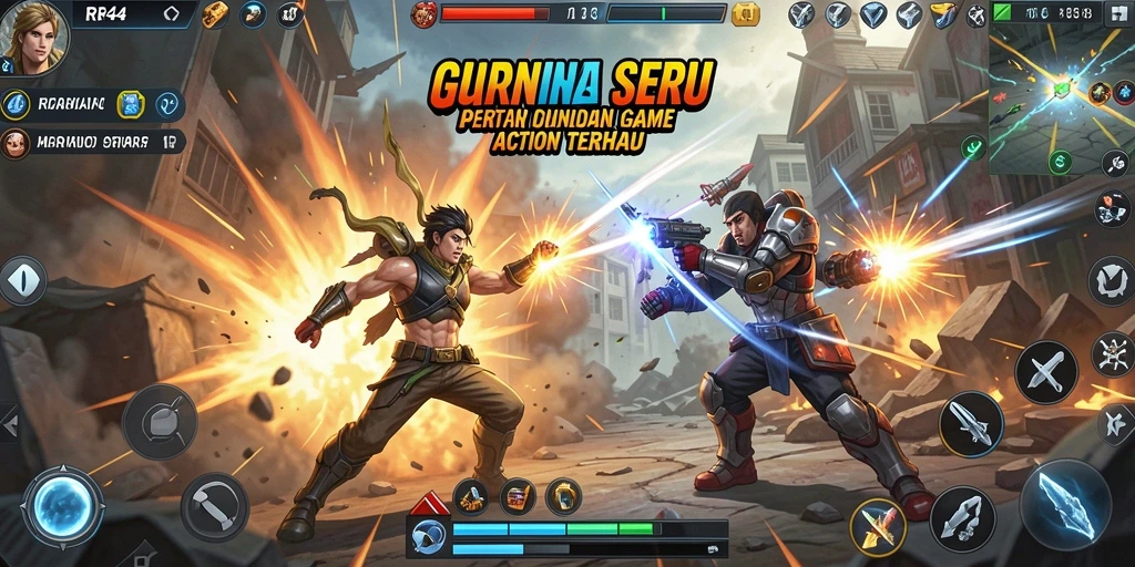 Tampilan gameplay yang mendebarkan dalam RR44.