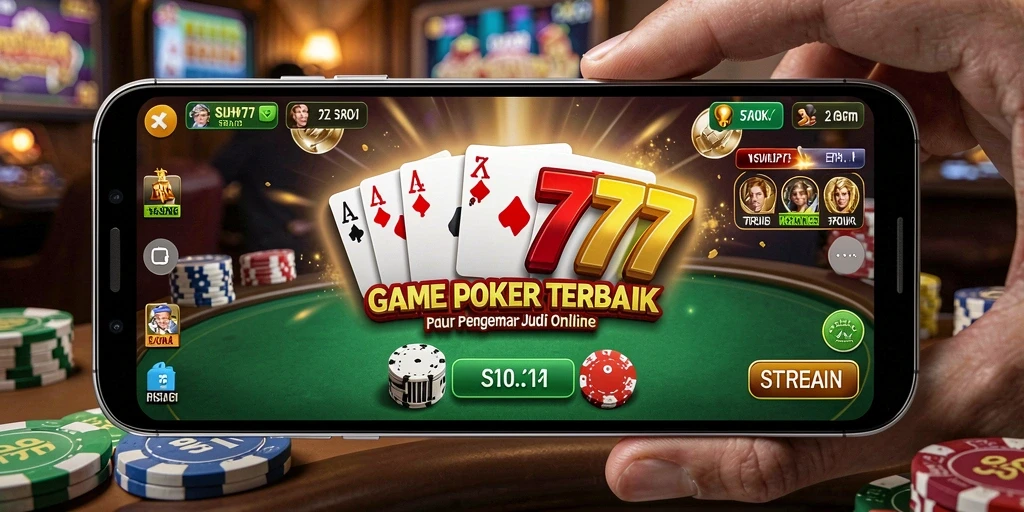 Tampilan gameplay Poker dengan pengalaman mendebarkan di SUHU777.