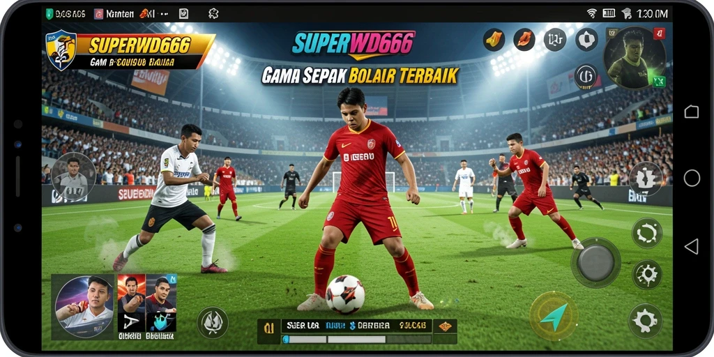 Tampilan gameplay yang intens dan realistis dari <strong>SUPERWD666</strong>.